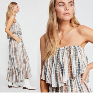 Free People Summer Vibes Tube Jumpsuit